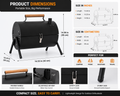 Tabletop BBQ grill for camping trips